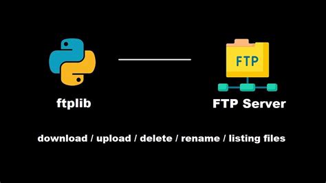 python ftplib ftp.